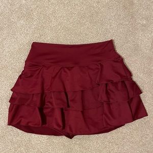 Athletic mini skirt